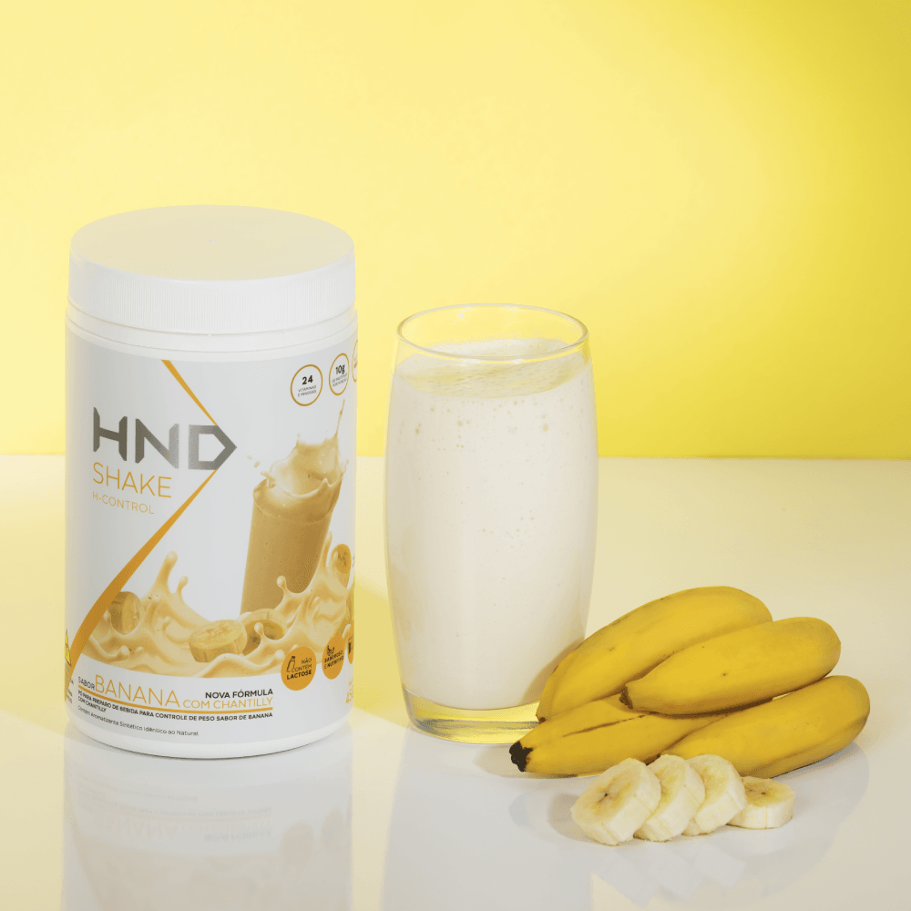 Imagem 6 de Shake H-Control Sabor Banana Com Chantilly HND 450g