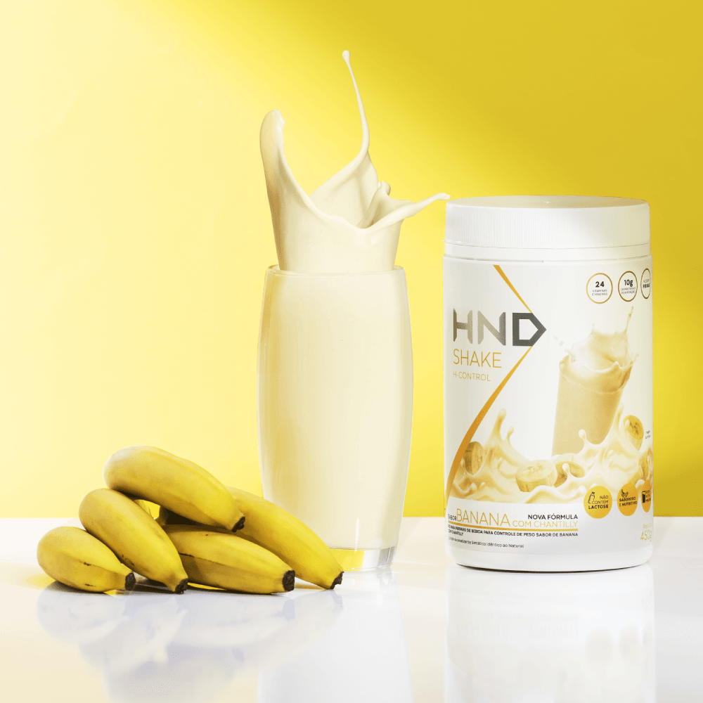 Imagem 7 de Shake H-Control Sabor Banana Com Chantilly HND 450g