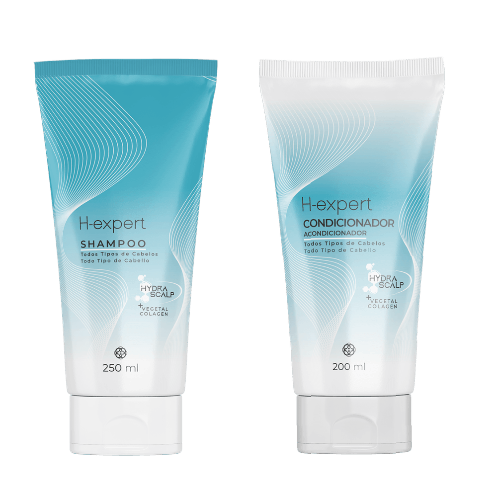 Kit Shampoo e Condicionador H-Expert Para todos os Cabelos