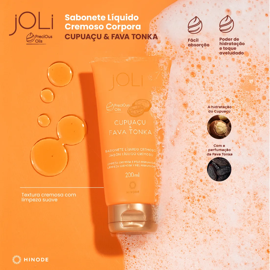 Imagem 5 de Sabonete Líquido Cremoso Joli Cupuaçu & Fava Tonka 200ml