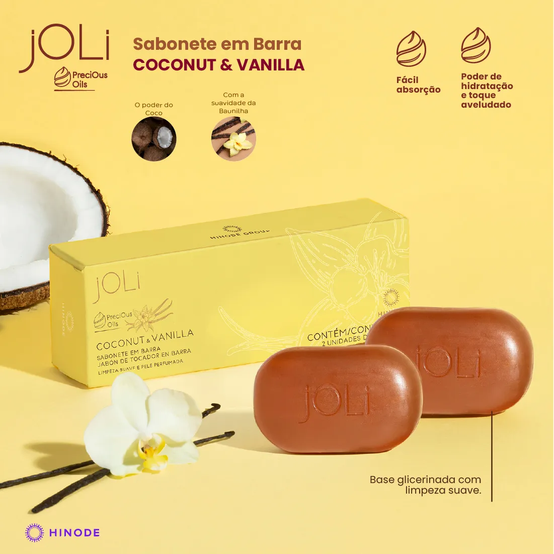 Imagem 7 de Sabonete em Barra Joli Vanilla e Coco com 2 Unidades 90g