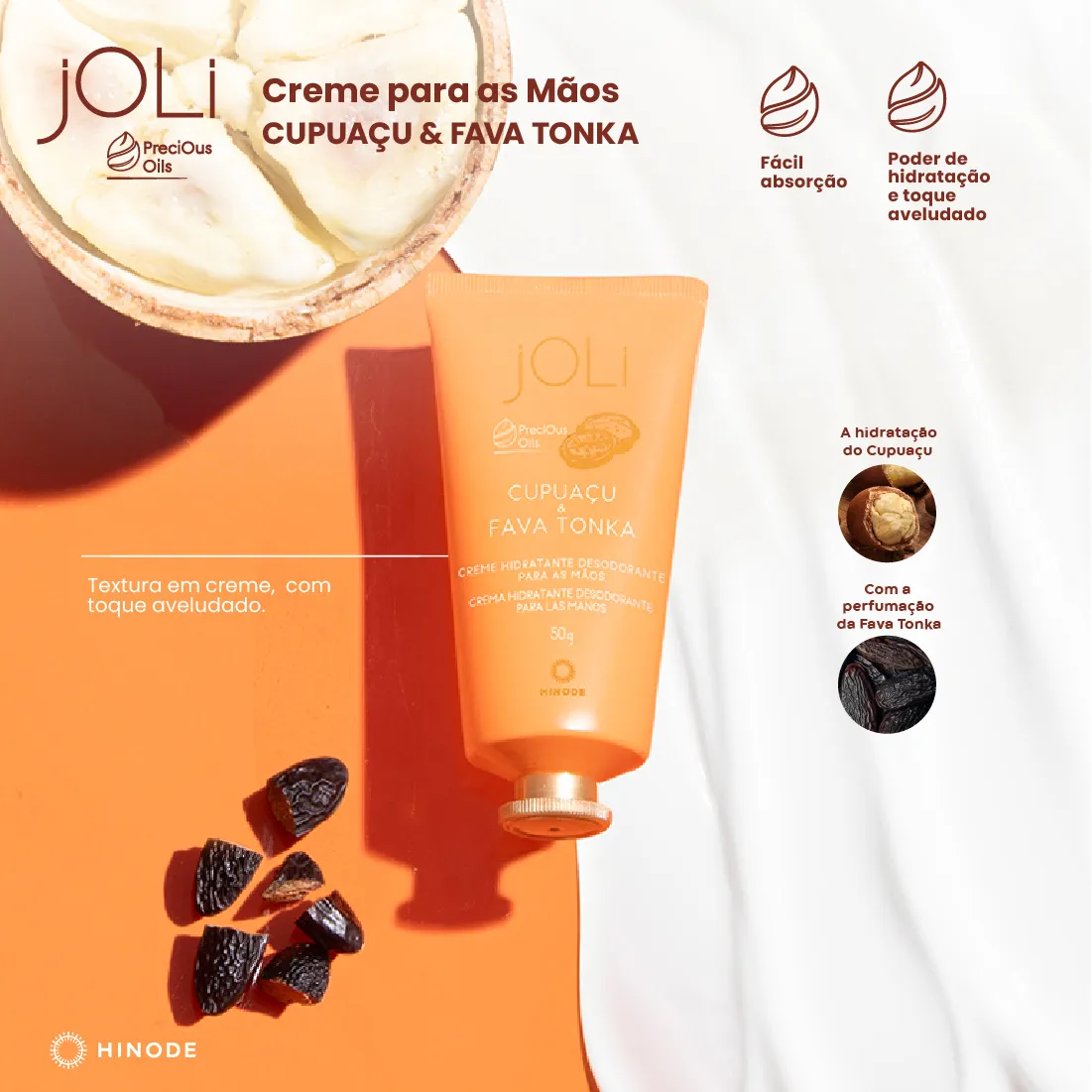 Imagem 3 de Creme para as Mãos Joli Cupuaçu e Fava Tonka 50g