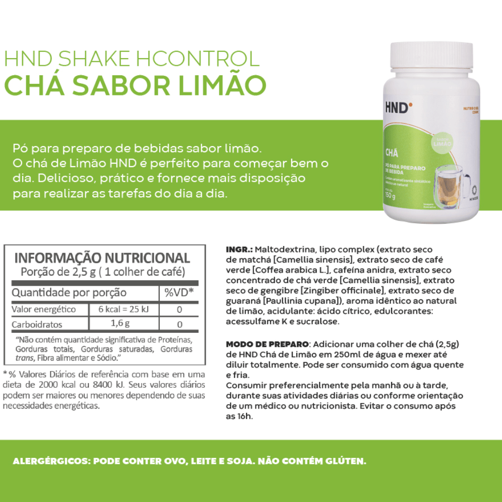 Imagem 2 de Chá Sabor Limão 150g