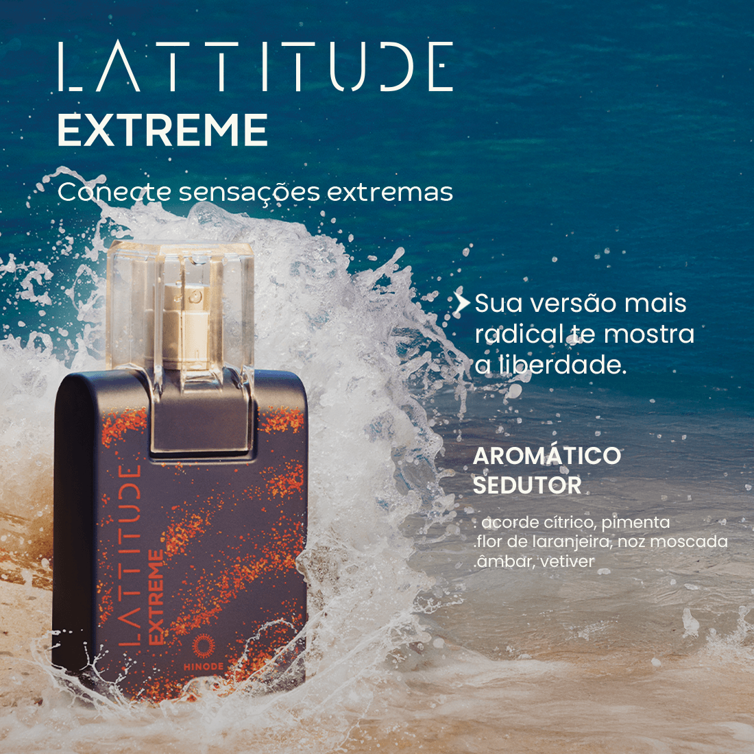 Imagem 3 de Lattitude Extreme Deo Colônia Miniatura 27ml