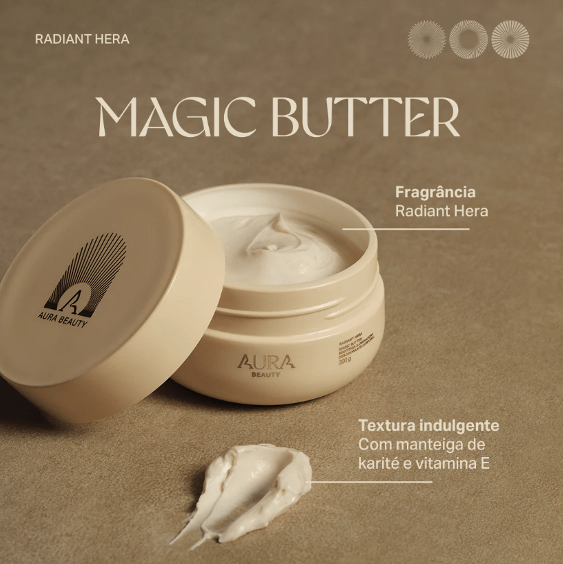 Imagem 2 de Manteiga Iluminadora Magic Butter Radiant Hera AURA Beauty by Jade Picon 200g