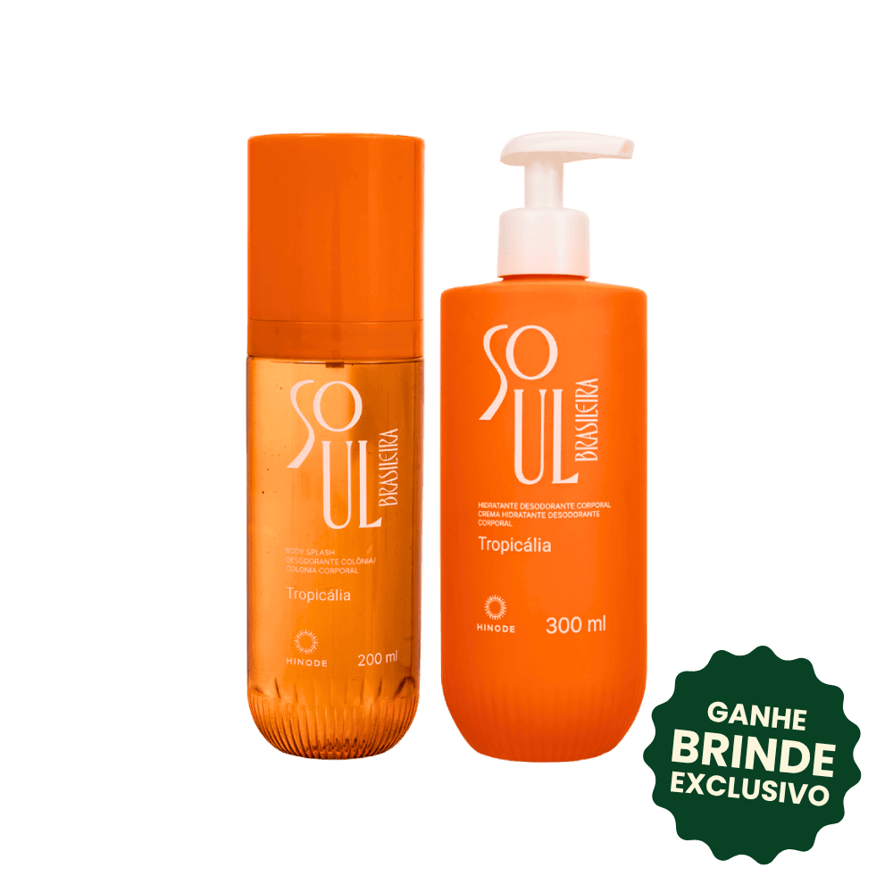 Kit Body Splash + Hidratante Soul Brasileira Tropicália