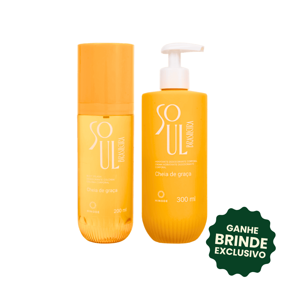 Kit Body Splash + Hidratante Soul Brasileira Cheia de Graça