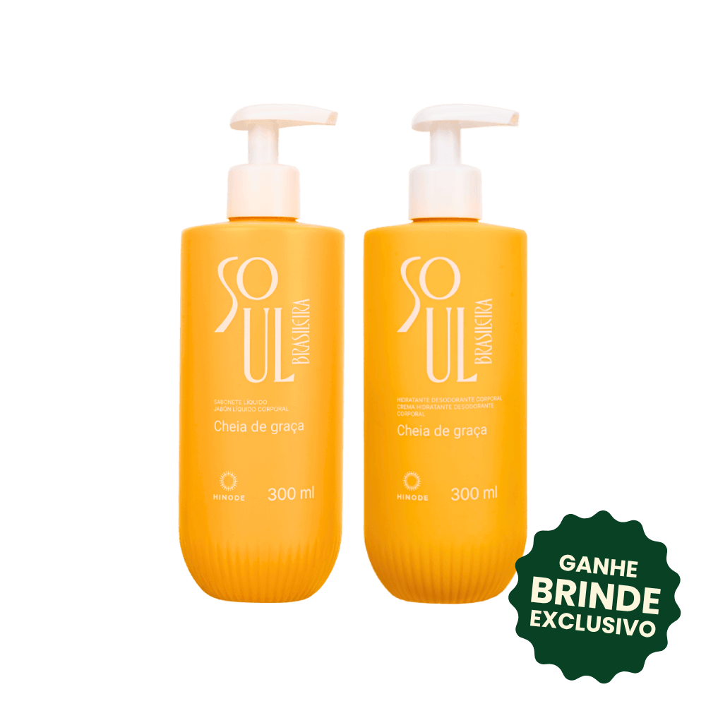 Kit Hidratante + Sabonete Soul Brasileira Cheia de Graça