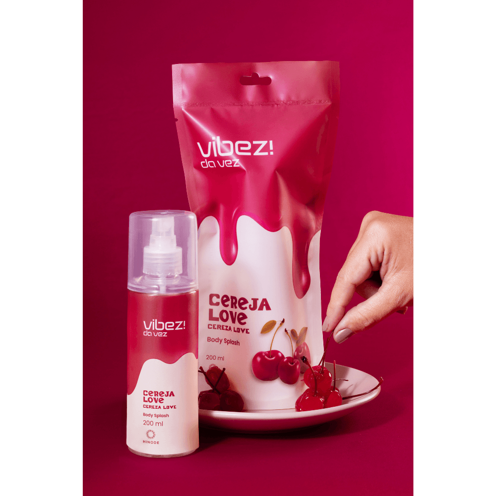 Imagem 5 de Kit 3 Body Splash Vibez da Vez! Cereja Love
