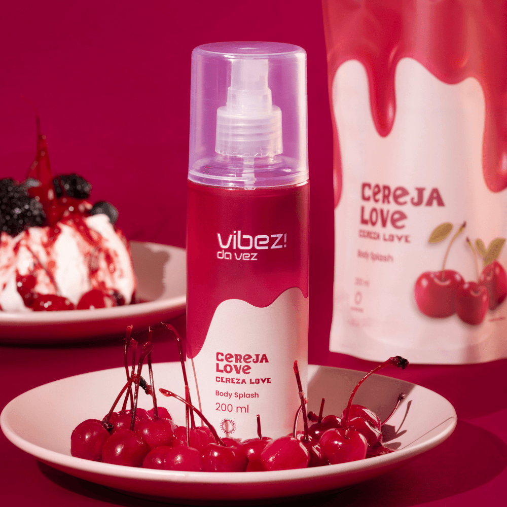 Imagem 7 de Kit 3 Body Splash Vibez da Vez! Cereja Love