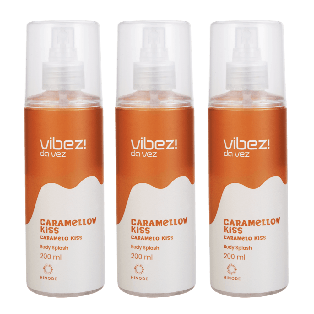 Imagem 2 de Kit 3 Body Splash Vibez da Vez! Caramellow Kiss
