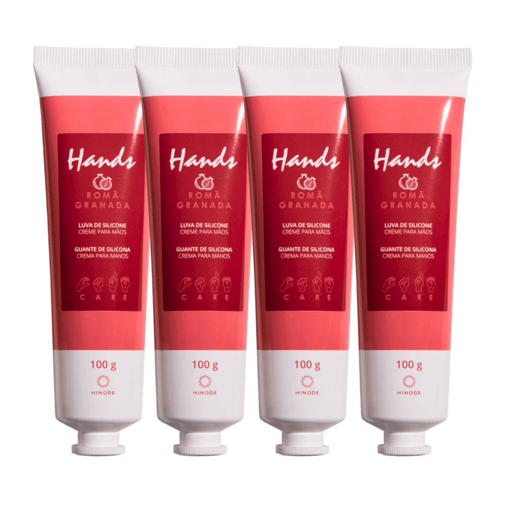 Imagem 2 de Kit 4 Luvas De Silicone Romã Hands