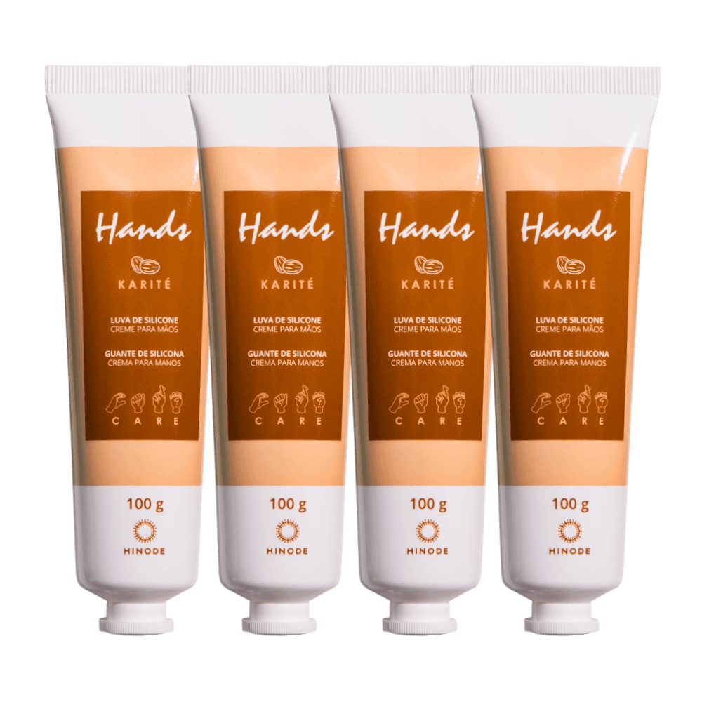 Imagem 2 de Kit 4 Luvas De Silicone Hands Karité