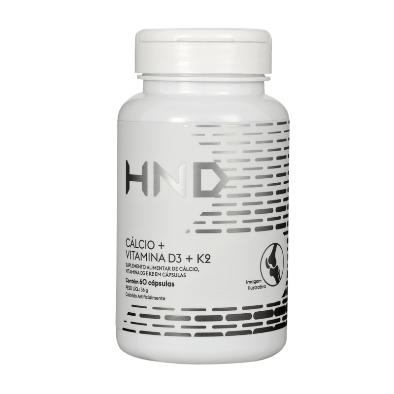 Suplemento Alimentar Cálcio + Vitamina D3 + K2 HND