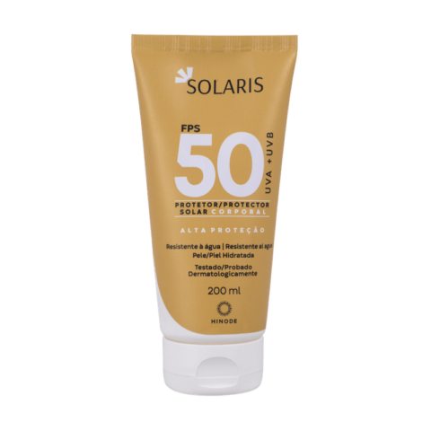 Protetor Solar Corporal Solaris UVA e UVB FPS 50 200ml